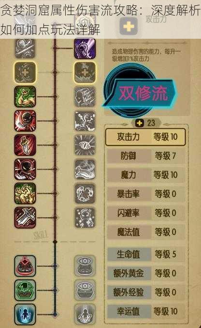 贪婪洞窟属性伤害流攻略:深度解析如何加点玩法详解