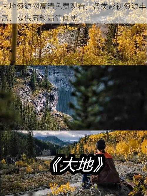 大地资源网高清免费观看,各类影视资源丰富,提供流畅高清画质
