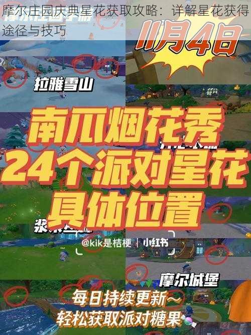 摩尔庄园庆典星花获取攻略:详解星花获得途径与技巧