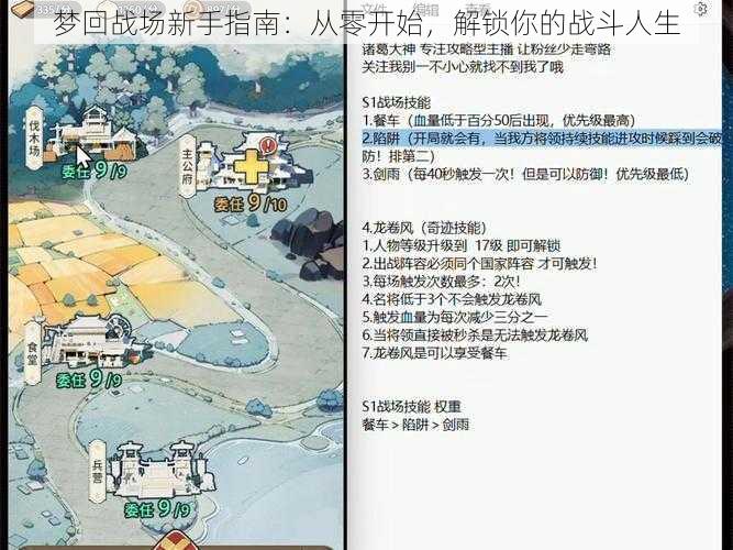 梦回战场新手指南:从零开始,解锁你的战斗人生