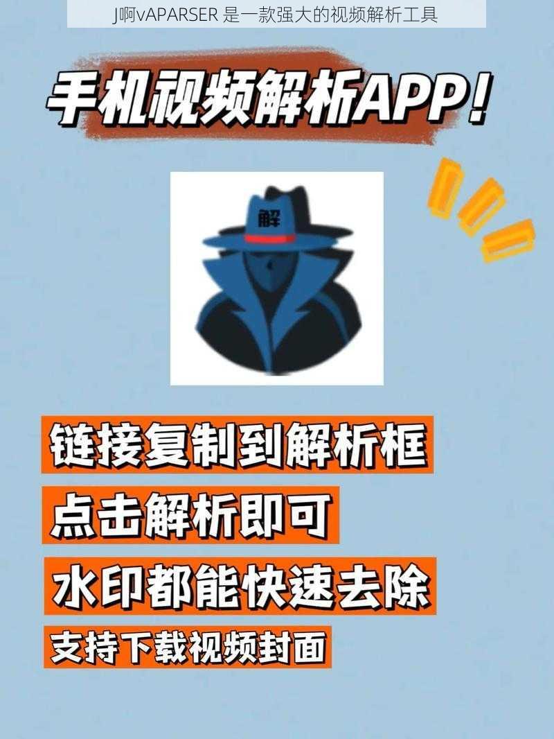 J啊vAPARSER 是一款强大的视频解析工具