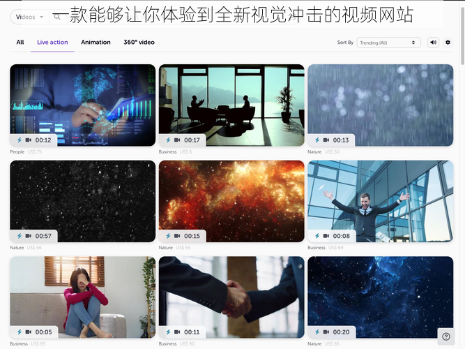 一款能够让你体验到全新视觉冲击的视频网站