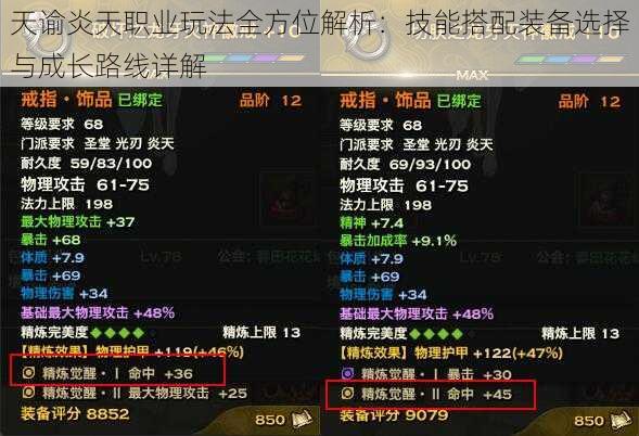 天谕炎天职业玩法全方位解析:技能搭配装备选择与成长路线详解