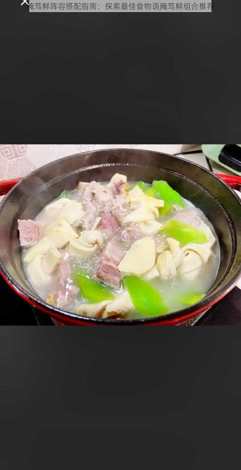 腌笃鲜阵容搭配指南:探索最佳食物语腌笃鲜组合推荐