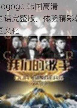 gogogo 韩国高清国语完整版,体验精彩韩国文化