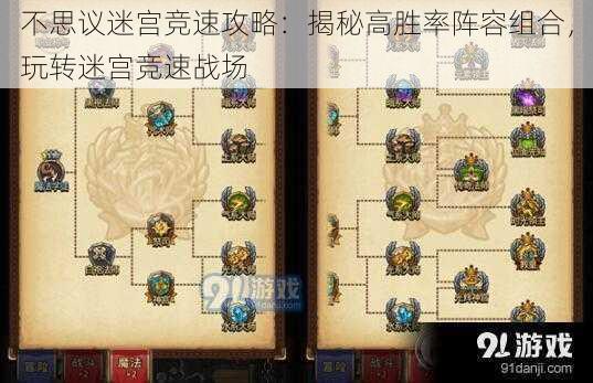 不思议迷宫竞速攻略:揭秘高胜率阵容组合,玩转迷宫竞速战场