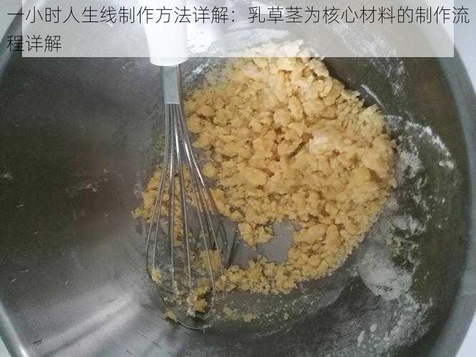一小时人生线制作方法详解:乳草茎为核心材料的制作流程详解