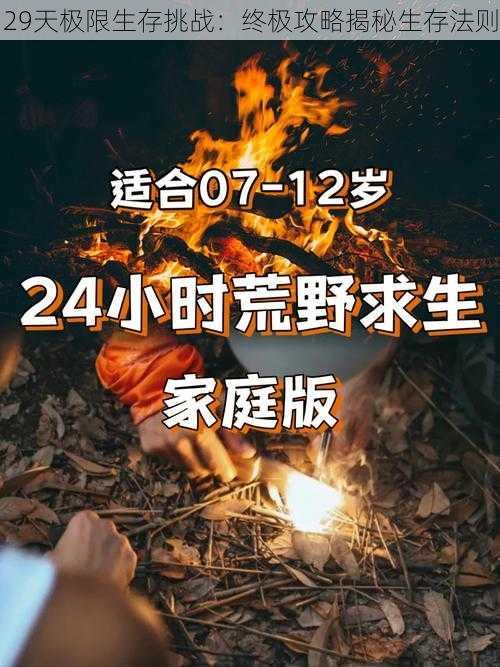 29天极限生存挑战:终极攻略揭秘生存法则