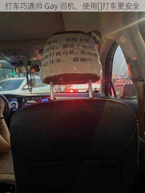 打车巧遇帅 Gay 司机，使用[]打车更安全
