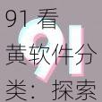 91 看黄软件分类:探索成人内容的多样化选择