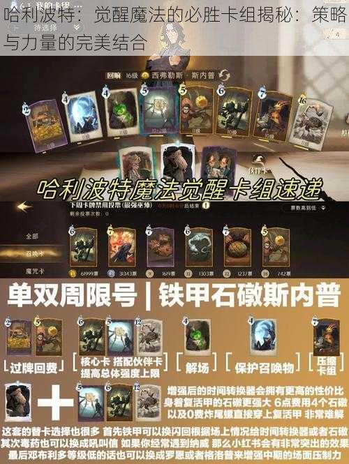 哈利波特:觉醒魔法的必胜卡组揭秘:策略与力量的完美结合