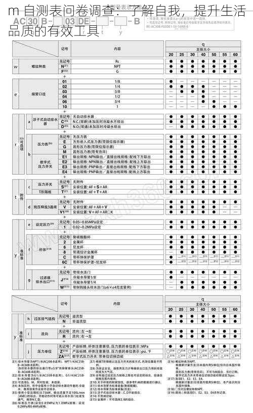 m 自测表问卷调查:了解自我,提升生活品质的有效工具