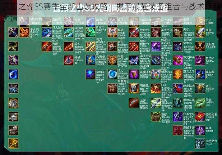 云顶之弈S5赛季全新出装攻略:揭示最强装备组合与战术运用之道