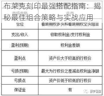 布莱克刻印最强搭配指南:揭秘最佳组合策略与实战应用