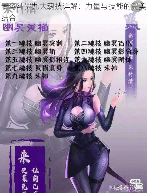 青鸾斗罗九大魂技详解:力量与技能的完美结合