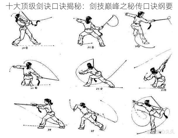 十大顶级剑诀口诀揭秘:剑技巅峰之秘传口诀纲要