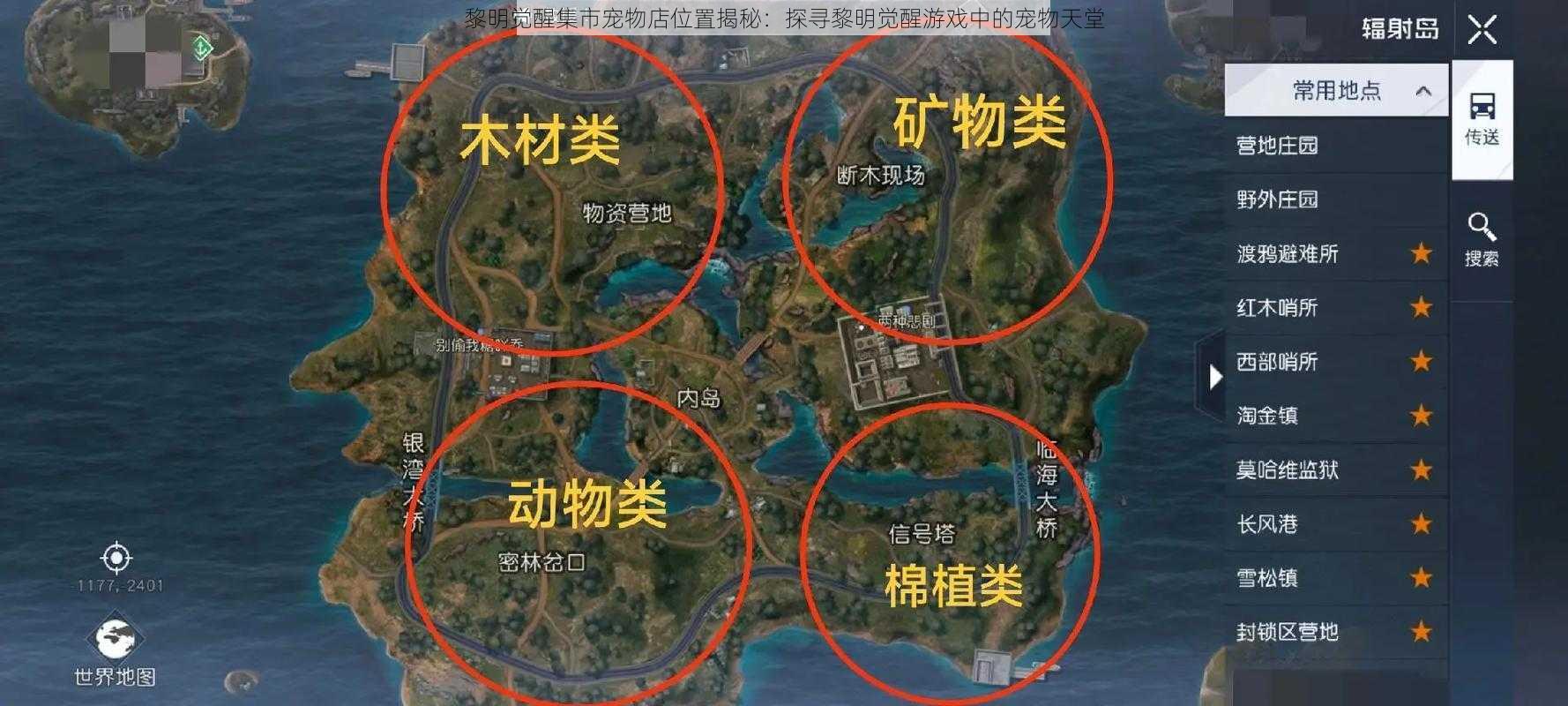 黎明觉醒集市宠物店位置揭秘:探寻黎明觉醒游戏中的宠物天堂