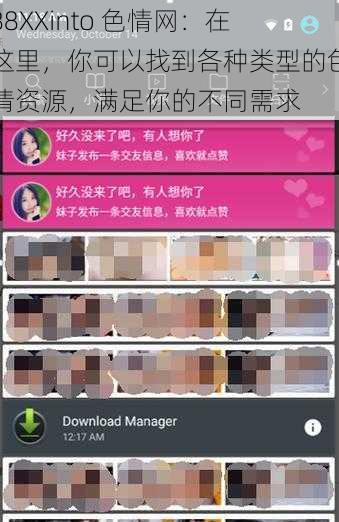 88XXinto 色情网:在这里,你可以找到各种类型的色情资源,满足你的不同需求