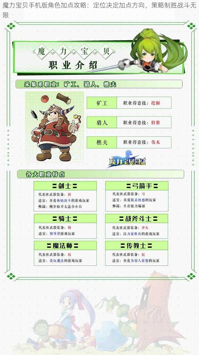 魔力宝贝手机版角色加点攻略:定位决定加点方向,策略制胜战斗无限