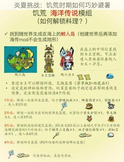 炎夏挑战:饥荒时期如何巧妙避暑