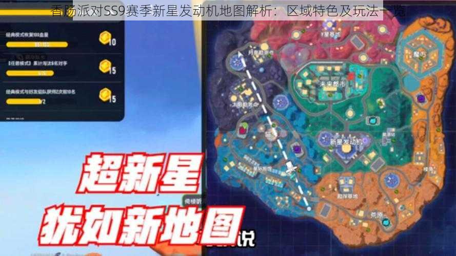 香肠派对SS9赛季新星发动机地图解析:区域特色及玩法一览