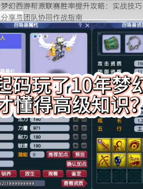 梦幻西游帮派联赛胜率提升攻略:实战技巧分享与团队协同作战指南