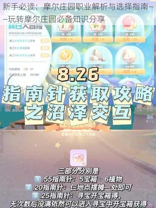 新手必读:摩尔庄园职业解析与选择指南——玩转摩尔庄园必备知识分享