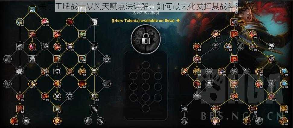 关于王牌战士暴风天赋点法详解:如何最大化发挥其战斗潜能?